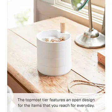 Stylish Tosca Jewelry Organizer by Yamazaki - Compact Design