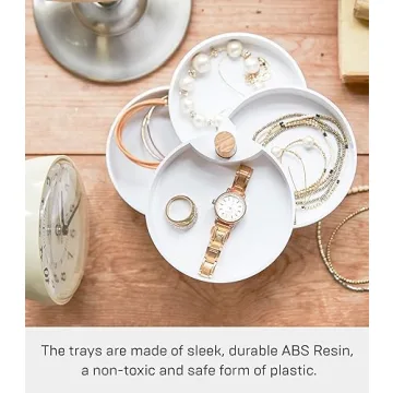 Stylish Tosca Jewelry Organizer by Yamazaki - Compact Design