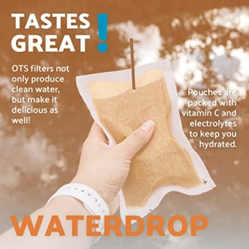 OTS Osmo Waterdrop Portable Water Purifier - 2 Pack