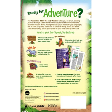 NIrV Adventure Bible for Early Readers - Colorful & Engaging