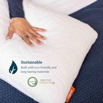 Lagoon Chinchilla Ultra Soft Adjustable Pillow for All Ages