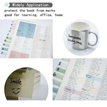 YOUDEFUL 800Pcs Transparent Sticky Notes, 3"x3" Clear Sticky Notes, Waterproof Translucent Sticky Note Pads for Books Annotation, Clear Post it Notes for Bible Study, School, Office（Morandi）