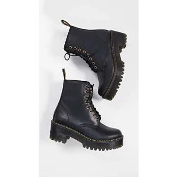 Dr. Martens Women's Shriver Hi Fashion Boot, Black, 8