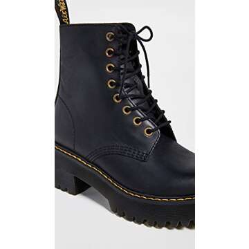 Dr. Martens Women's Shriver Hi Fashion Boot, Black, 8