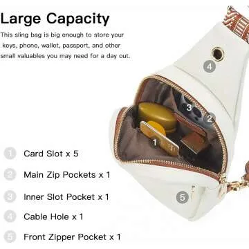 Telena Small Sling Bag for Women - Chic Leather Crossbody