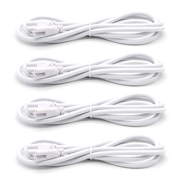 5FT LED Linkable Cords for T5 T8 Tube Lights - Pack of 4