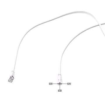 5FT LED Linkable Cords for T5 T8 Tube Lights - Pack of 4