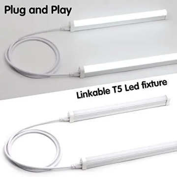 5FT LED Linkable Cords for T5 T8 Tube Lights - Pack of 4