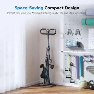 MERACH Squat Machine, 2 in 1 Squat Rowing Machine, Easy Setup & Foldable Exercise Equipment, Glute Trainer Machine, Glutes & Leg Home Workout Machine