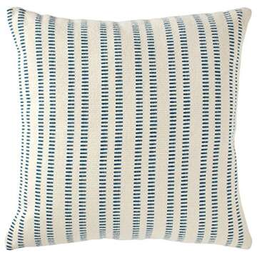 Stone & Beam French Laundry Stripe Throw Pillow 17" x 17"
