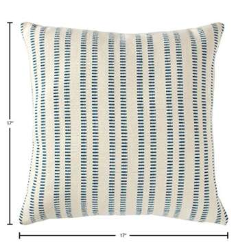 Stone & Beam French Laundry Stripe Throw Pillow 17" x 17"