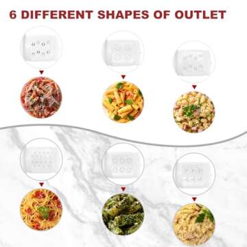 6 IN 1 Gourmet Pasta Attachment for KitchenAid Mixer