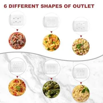 6 IN 1 Gourmet Pasta Attachment for KitchenAid Mixer