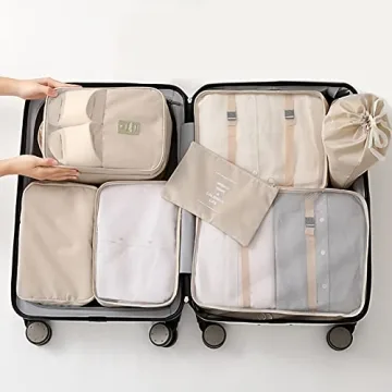 Creechwa Packing Cubes: 9PCS Travel Organizer Set