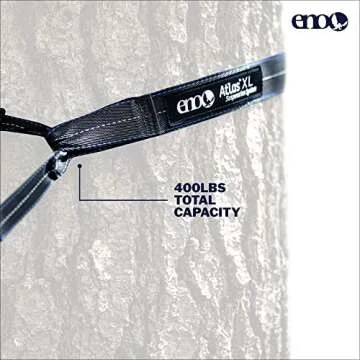 ENO Atlas XL Suspension System - Tree Strap for Hammock - Accessories for Camping, Hiking, and Backpacking - Black/Royal
