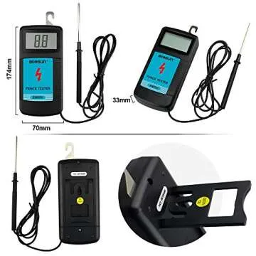 ALLOSUN Digital Electric Fence Tester 9.9kV Voltage Tester