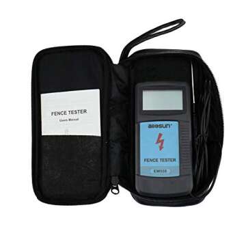 ALLOSUN Digital Electric Fence Tester 9.9kV Voltage Tester