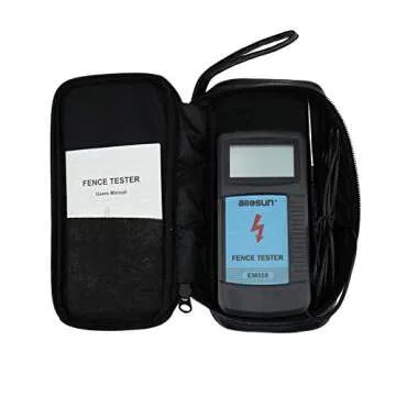 ALLOSUN Digital Electric Fence Tester 9.9kV Voltage Tester