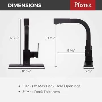 Pfister Arkitek Kitchen Faucet with Pull-Out Sprayer Exceptional Style