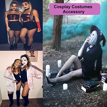 High Waist Fishnet Stockings with Sparkle by Akiido