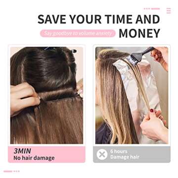 Flufymooz Clip In Hair Extensions for Stunning Mermaid Waves