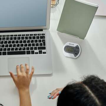 Taylor Digital Timer Counts Up and Down for School, Learning, Projects, and Kitchen Tasks