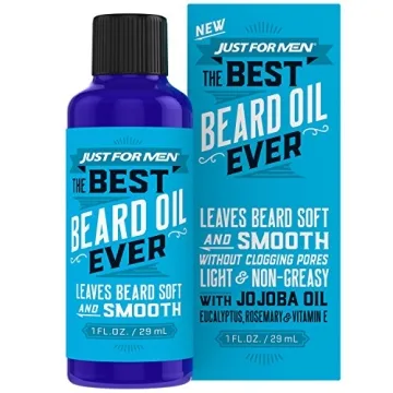 Just For Men Best Beard Balm Ever for Style and Care, 1 Fl Oz