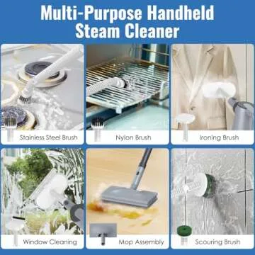 FEPPO Steam Mop with Handheld Cleaner for All Surfaces