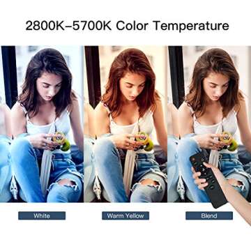 YICOE Softbox Lighting Kit Photography Photo Studio Equipment Continuous Lighting System with 5700K Energy Saving Light Bulb for Portraits Fashion Advertising Photo Shooting