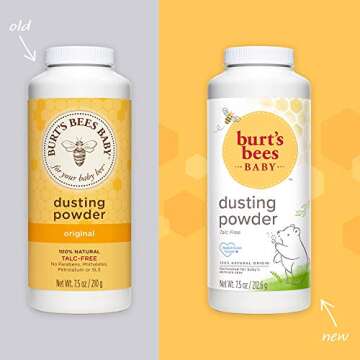 Burt's Bees Baby Powder, Hypoallergenic Dusting Powder, Non-Irritating, Calming Skin Care, All Natur...