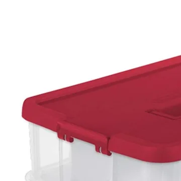 Sterilite 24 Compartment Christmas Ornament Storage Box