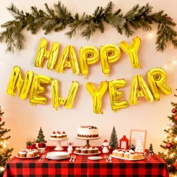 Happy New Year Balloons for Celebrations and Parties