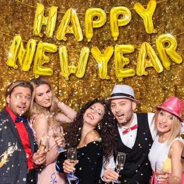 Happy New Year Balloons for Celebrations and Parties