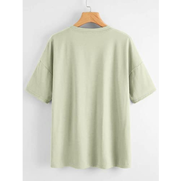 Meladyan Women’s Maui Hawaii Letter Print Oversized Tee