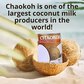 Chaokoh Coconut Milk - Premium Unsweetened 6 Pack