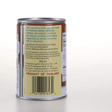 Chaokoh Coconut Milk - Premium Unsweetened 6 Pack