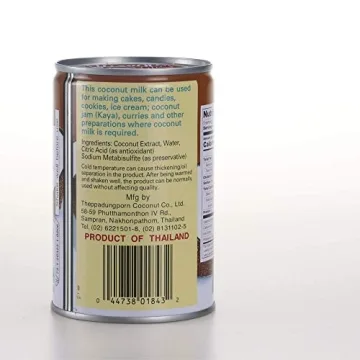 Chaokoh Coconut Milk - Premium Unsweetened 6 Pack