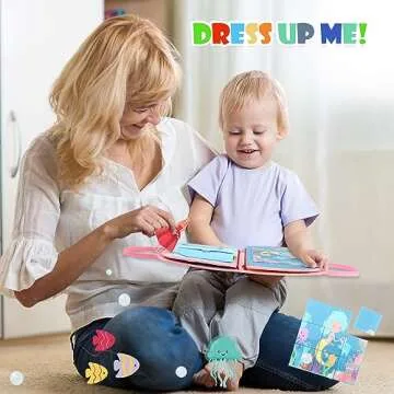 Montessori Busy Board 2 3 4 Year Old Toddlers Girl Toys: Preschool Learning Activity Baby Quiet Book Birthday Gifts Easter Basket Stuffers Classroom Game Autism Educational Travel Toy 12 18 Months