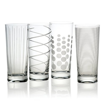 Stylish Mikasa Cheers Highball Glasses Set of 4 | 19.75-Ounce Drinking Experience