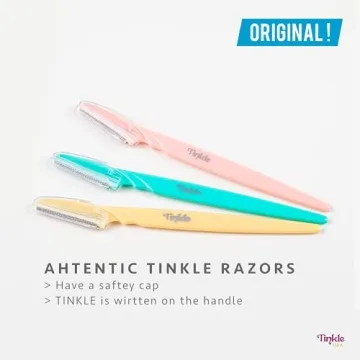 Dorco Tinkle Eyebrow Razor 3 Pack for Neck and Face