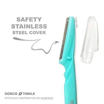Dorco Tinkle Eyebrow Razor 3 Pack for Neck and Face