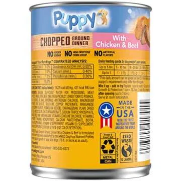 Nourish Your Puppy with PEDIGREE Chopped Ground Dinner Wet Food