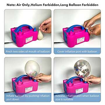 XBllcyiv Electric Balloon Pump for Celebrations
