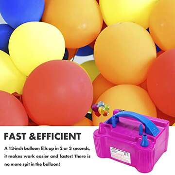 XBllcyiv Electric Balloon Pump for Celebrations