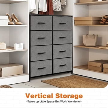 Sweetcrispy 8 Drawer Dresser for Bedroom and Kids