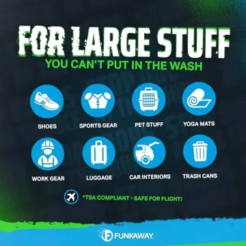 FunkAway Odor Eliminator Spray for Shoes and Clothes