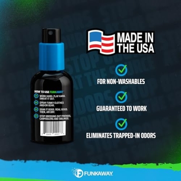 FunkAway Odor Eliminator Spray for Shoes and Clothes