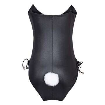 Womens Bunny Costume: Cosplay Bodysuit & Accessories Set