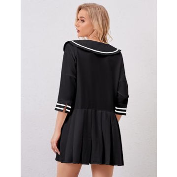 ICOBID Women Cute Bow Tie Up Mini Dress for All Occasions