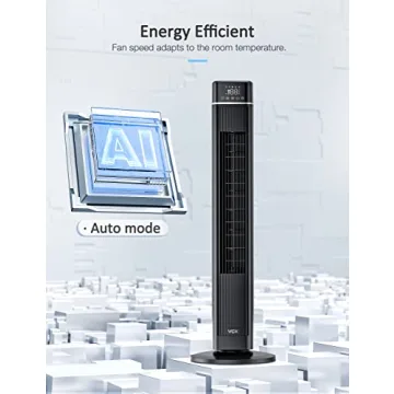 VCK Tower Fan with Remote, 40" Powerful & Quiet Cooling Fan